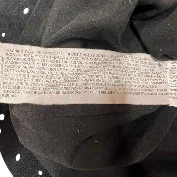 MNG Faux Leather Skirt Girls 5/6 Mini Ruffle Y2K Coquette Fall Layering Rare - Picture 11 of 12